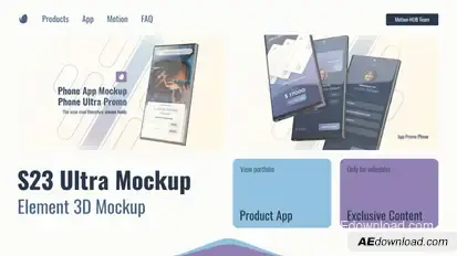 App Short Promo Product Promo template preview