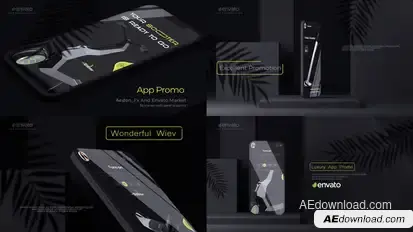App Social Media Mock-Up Product Promo template preview
