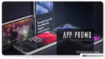 Application Promo - Mobile Phones Mockup Product Promo template preview