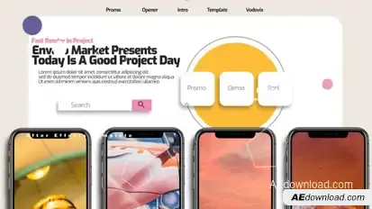 Apps Mobile Corporate Product Promo template preview