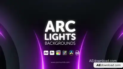 Arc Lights Backgrounds Elements template preview