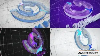 Architect Blueprint Logo Reveal Openers template preview