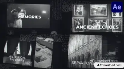 Archive Memories for After Effects Openers template preview