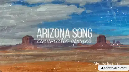Arizona Song Cinematic Opener Openers template preview