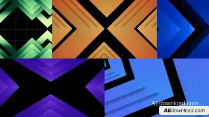 Arrow Background Elements template preview