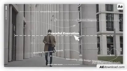 Arrow-Lines Maker | AE Elements template preview