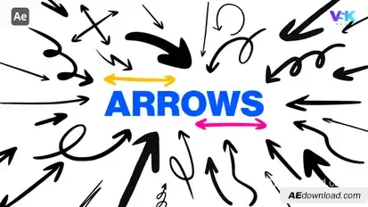 Arrow Pack for After Effects Elements template preview