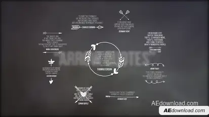 Arrow Quotes | After Effects Titles template preview