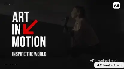 Arrow Text Animation | AE Titles template preview