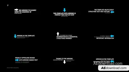Arrow Titles | After Effects Titles template preview