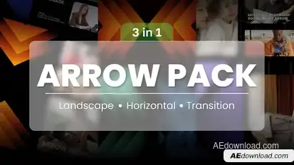 Arrow Transition PACK Elements template preview