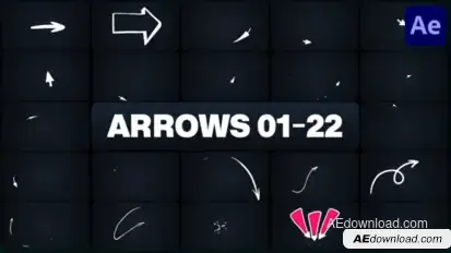 Arrows for After Effects Elements template preview
