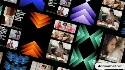 Arrows Intro Elements template preview