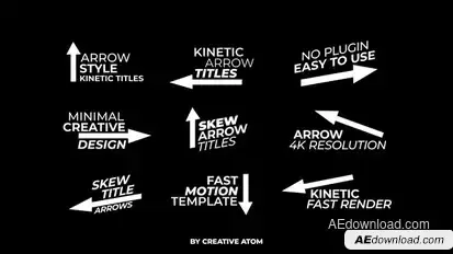 Arrows Titles | AE Titles template preview