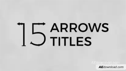 Arrows Titles Titles template preview