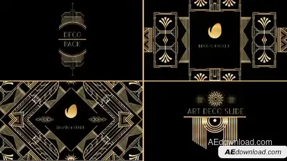 Art Deco Element Pack Elements template preview