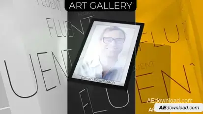 Art Gallery Video Displays template preview