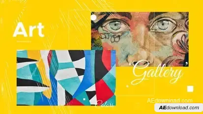Videohive Art Gallery Promotion Video Displays template preview