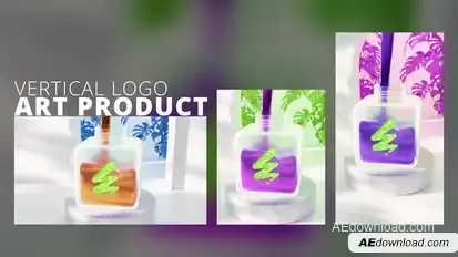 Art Product Vertical Logo Logo Stings template preview