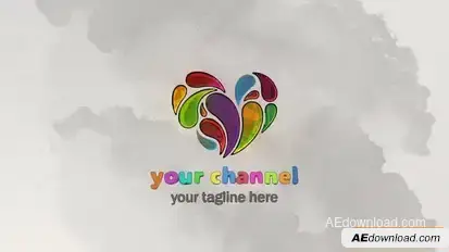 Art YouTube Channel Intro with Art Logo Reveal Openers template preview