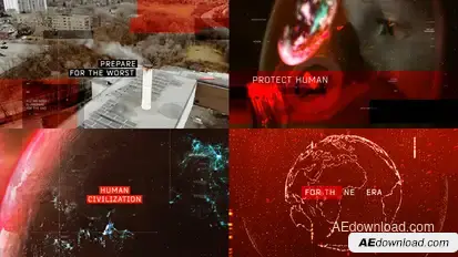 Artificial Intelligence - Video Slideshow Video Displays template preview
