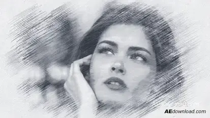 Artist - Sketch Reveal Template Video Displays template preview