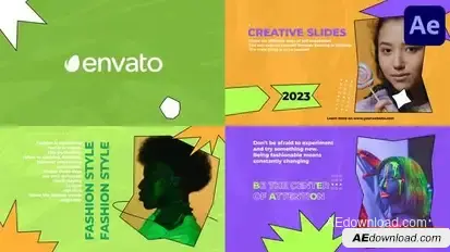 Artistic Abstract Slideshow for After Effects Openers template preview