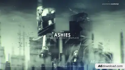 ASHES Cinematic Titles Titles template preview