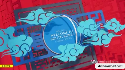 Asian Intro/ Hello South Korea/ Seol/ Tokyo/ Gong/ Sea Food/ Massage/ Yoga/ Restaurant/ Sea Food/ TV Logo Stings template preview