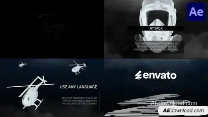 Attack for After Effects Openers template preview