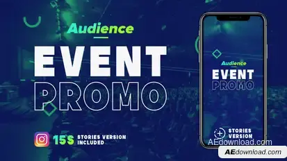 Audience - Fast Paced Event Promo Video Displays template preview