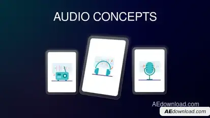 Audio Concepts Elements template preview