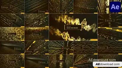 Audio Spectrum Music for After Effects Titles template preview