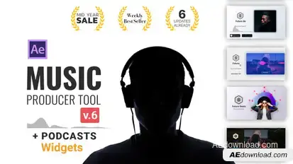 Audio Visualization // Music Producer Tool Product Promo template preview
