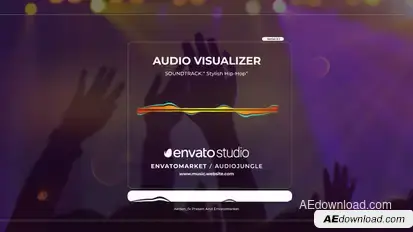 Audio Visualizer Video Displays template preview