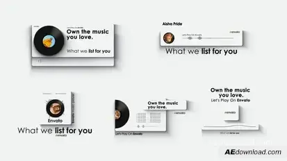 Audio Visualizer 3 Product Promo template preview
