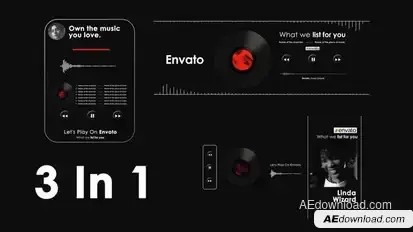 Audio Visualizer 4 Product Promo template preview