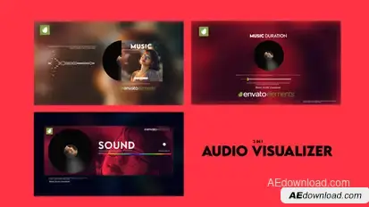 Audio Visualizer Product Promo template preview