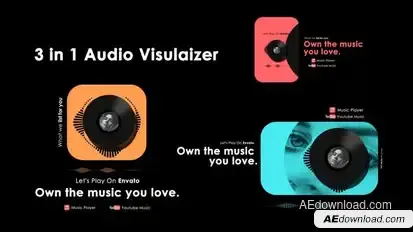 Audio Visualizer 5 Product Promo template preview