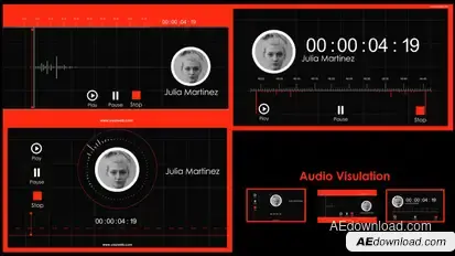 Audio Visualizer Product Promo template preview