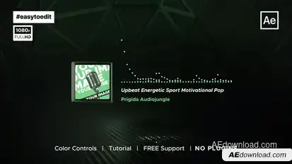 Audio Visualizer | Audio Waveform Equalizer Player Product Promo template preview