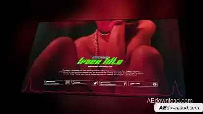 Audio Visualizer Template for After Effects • Cinematic Product Promo template preview