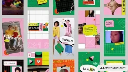 Aura | Stories Pack Openers template preview