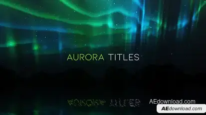 Aurora Titles Titles template preview