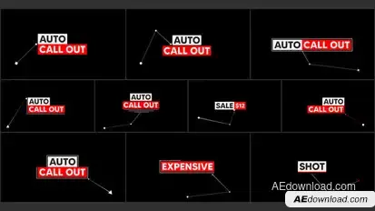 Auto Call Out Titles Elements template preview