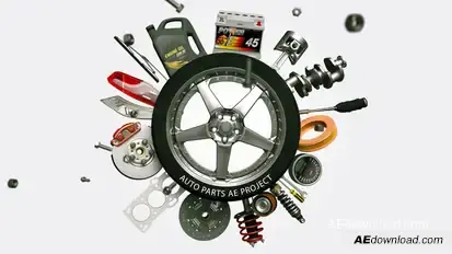 Auto Parts Openers template preview