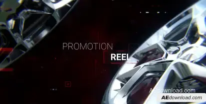 Auto Promotion Reel Video Displays template preview