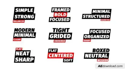 Auto-Resize | After Effects Titles template preview