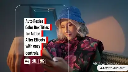 Auto Resize Color Box Titles Titles template preview