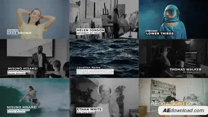 Videohive Auto-Resize Lower Thirds  AE Elements template preview